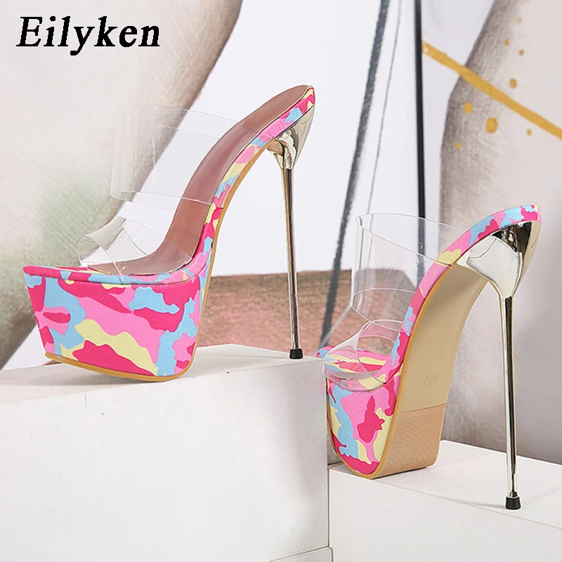 Eilyken Elegant Mixed Colors Slippers 2021 New Sweet Pink Platform Summer Fashion PVC Open Toe Thin High Heels Women's Shoes
Eilyken Elegant Mixed Colors Slippers 2021 New Sweet Pink Platform Summer Fashion PVC Open Toe Thin High Heels Women's Shoes