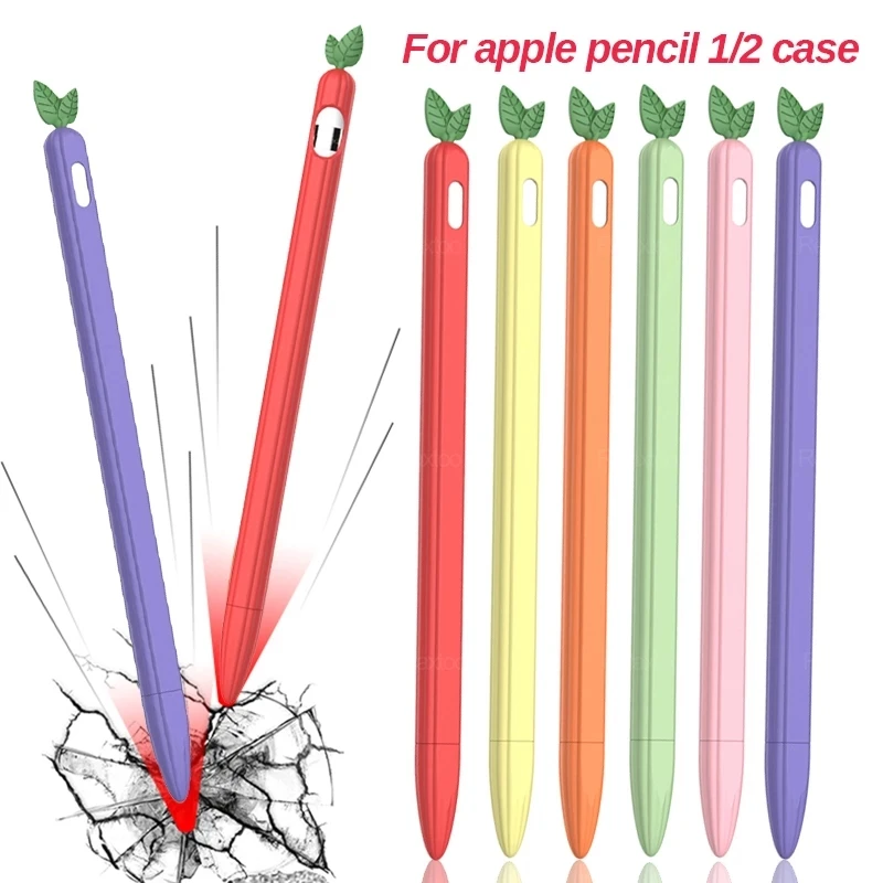 Best Selling For Pencil1/2 Cute Fruit Silicone Pencil Case for Apple Pencil 1 2 Protective Cover Tablet Touch Pen Suit for iPad
Best Selling For Pencil1/2 Cute Fruit Silicone Pencil Case for Apple Pencil 1 2 Protective Cover Tablet Touch Pen Suit for iPad