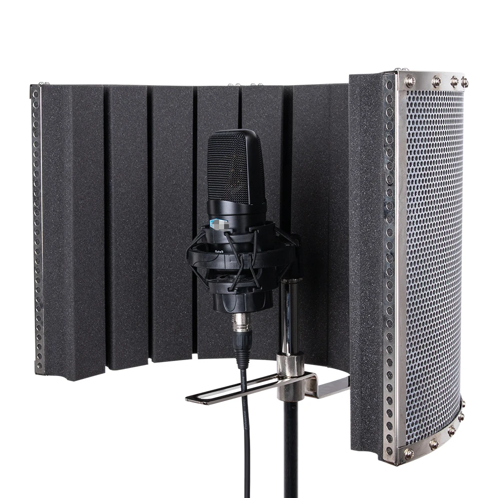 PF32 MKII Professional Acoustic Pop Filter Diffuser Microphone Studio Shield Portable Vocal Booth Recording Wind Screen, Silver
PF32 MKII Professional Acoustic Pop Filter Diffuser Microphone Studio Shield Portable Vocal Booth Recording Wind Screen, Silver