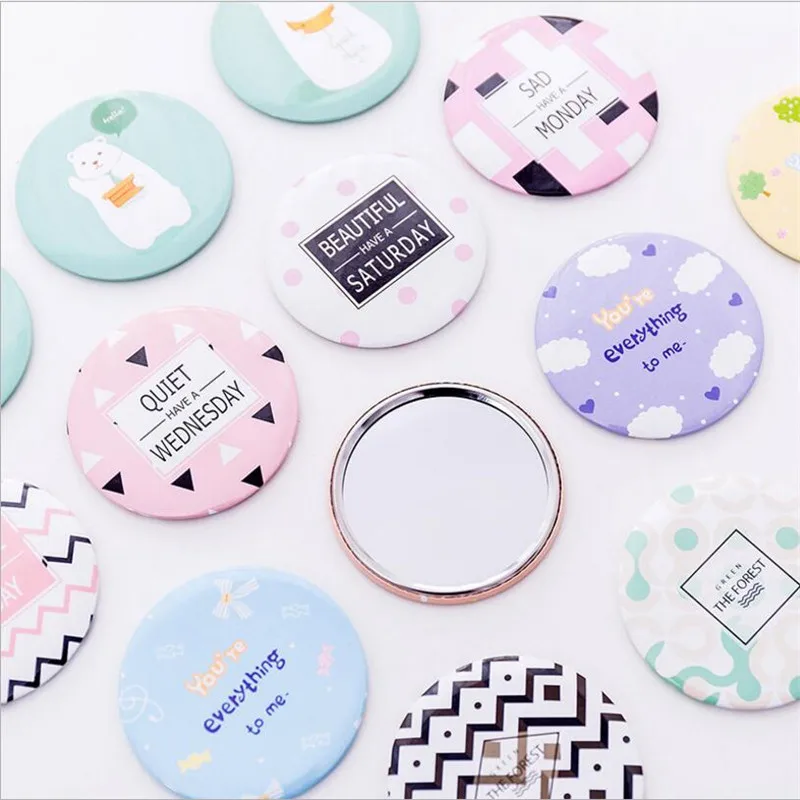 Multi Styles Round Makeup Mirror Cartoon Pattern Portable Pocket Women Girl Cosmetic Small pretty Mirrors
Multi Styles Round Makeup Mirror Cartoon Pattern Portable Pocket Women Girl Cosmetic Small pretty Mirrors