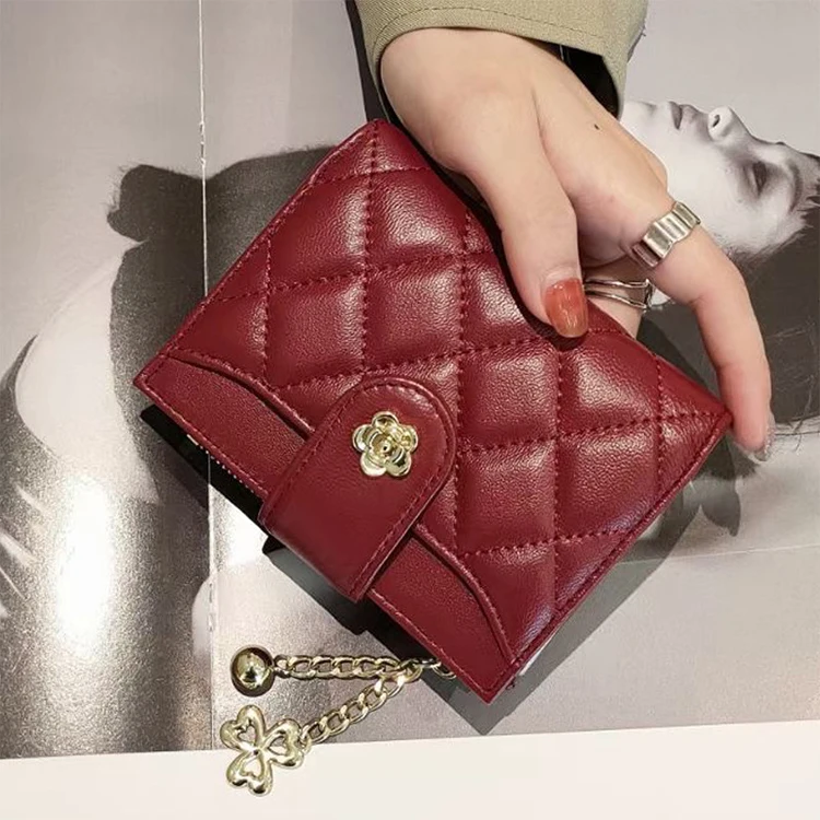 GLW021 New sheepskin short rhombic coin card holder luxury brand small wallets leather woman
GLW021 New sheepskin short rhombic coin card holder luxury brand small wallets leather woman