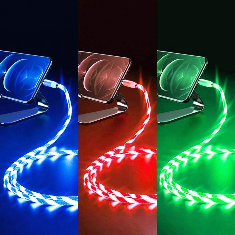 LED Phone Charging Cable Visible Flowing Phone Fast Charging Cable Glow in The Dark USB Charger Cable For iPhone
LED Phone Charging Cable Visible Flowing Phone Fast Charging Cable Glow in The Dark USB Charger Cable For iPhone