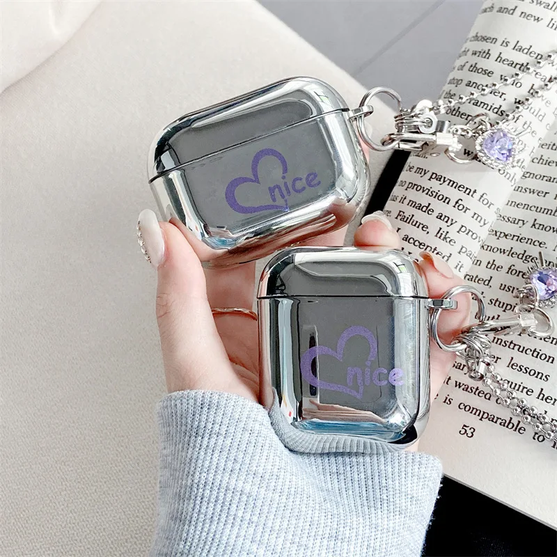 Diamond-Embedded Love for Apple AirPods Pro Wireless Earphone Case 1/2/3 Generation Electroplating Cartoon Soft Shell
Diamond-Embedded Love for Apple AirPods Pro Wireless Earphone Case 1/2/3 Generation Electroplating Cartoon Soft Shell