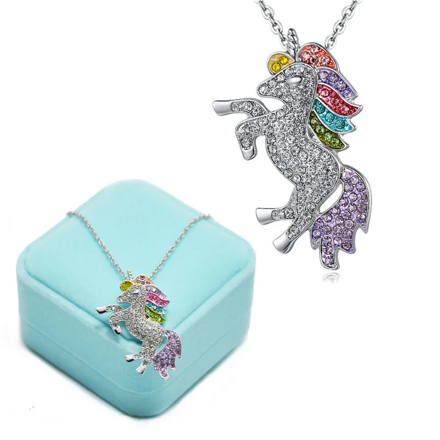 Trendy Colorful Crystal Cute For Woman Children Party Gift Jewelry Adjustable Charm Horned Hors Pendant Kids Necklace Jewelry
Trendy Colorful Crystal Cute For Woman Children Party Gift Jewelry Adjustable Charm Horned Hors Pendant Kids Necklace Jewelry