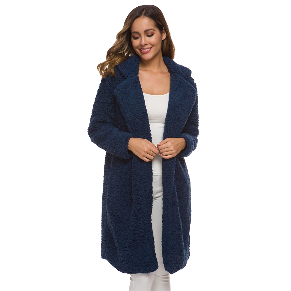 LEX 11 color woman autumn and winter cotton-padded clothes Women's faux lamb wool cardigan medium length cashmere coat
LEX 11 color woman autumn and winter cotton-padded clothes Women's faux lamb wool cardigan medium length cashmere coat