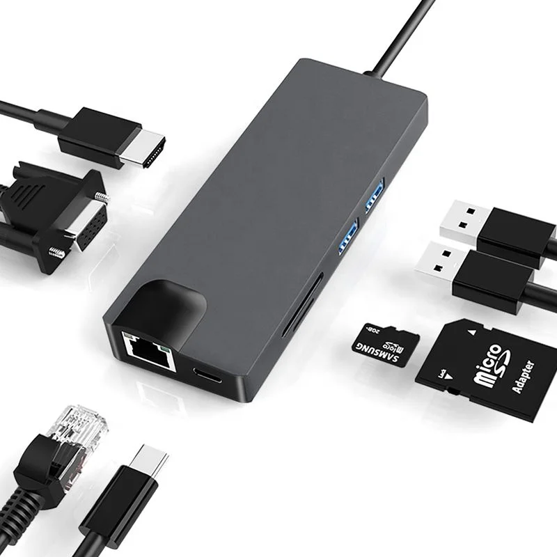 usb c hub 8 in 1 for macbook usb-c hub ethernet Adapter 
usb c hub 8 in 1 for macbook usb-c hub ethernet Adapter