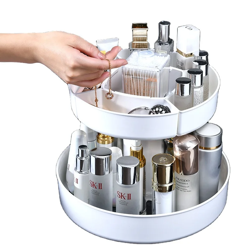 2021 new plastic caixa de armazenamento rangement cosmetique multifunctional kitchen storage containers rotater makeup organizer, White
2021 new plastic caixa de armazenamento rangement cosmetique multifunctional kitchen storage containers rotater makeup organizer, White