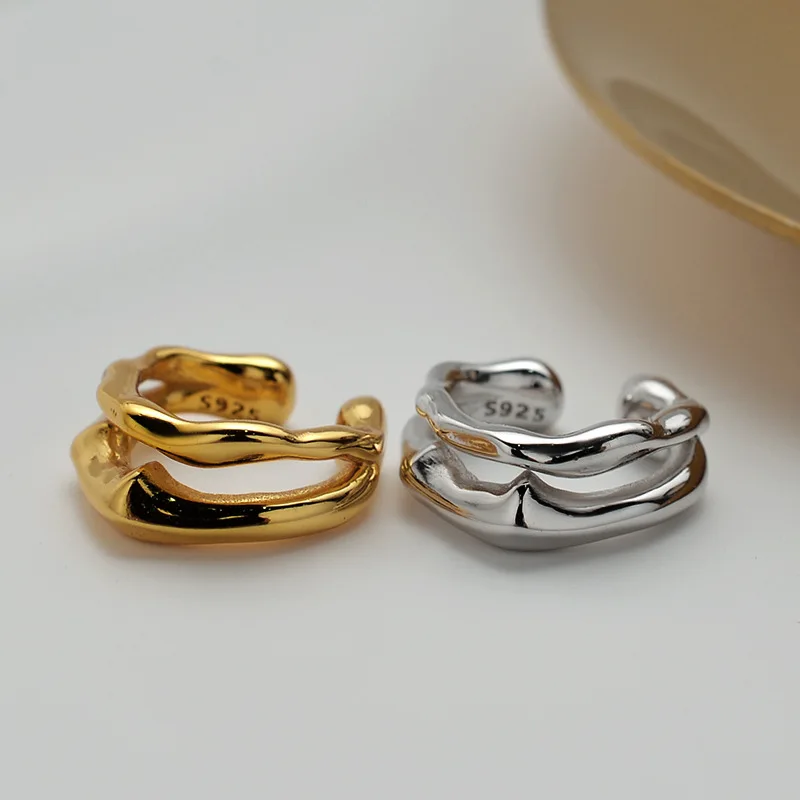 Minimalist fashion 925 sterling silver jewelry Gold Plated Clip On Earrings No Pierced Geometric Ear Cuff For Women YF3438
Minimalist fashion 925 sterling silver jewelry Gold Plated Clip On Earrings No Pierced Geometric Ear Cuff For Women YF3438