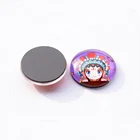 2019 hot sale Round Fridge Magnet and 47mm souvenir fridge magnet of the refrigerator to decorate