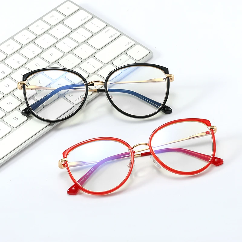 95673 New Arrival Trendy TR90 Optical Eyewear Blue Light Blocking Glasses Round Metal Frames For Women Ready Stock
95673 New Arrival Trendy TR90 Optical Eyewear Blue Light Blocking Glasses Round Metal Frames For Women Ready Stock