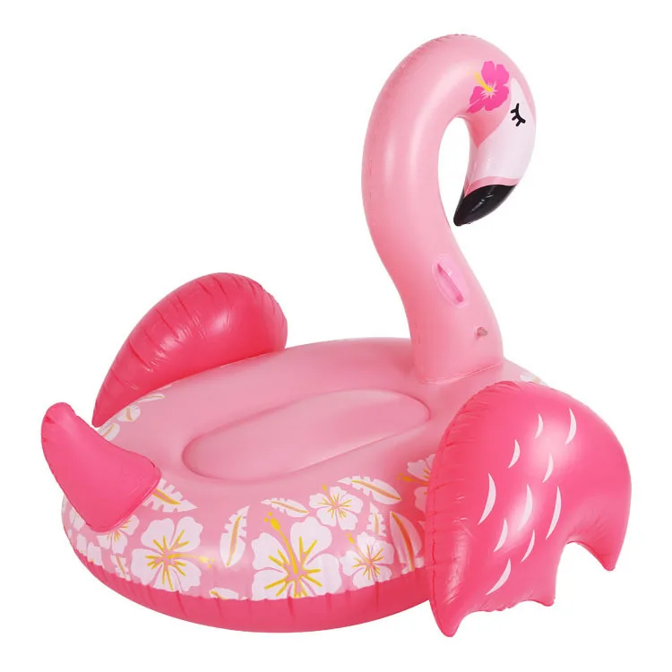 small inflatable flamingo