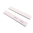 Custom Logo Nail Nail File Zebra Gray 100 180 Grit With Custom Printing Logo Square Mini Nail File Double Side