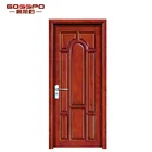 GSP2-004 single wood panel design single leaf wooden door house main interior door design