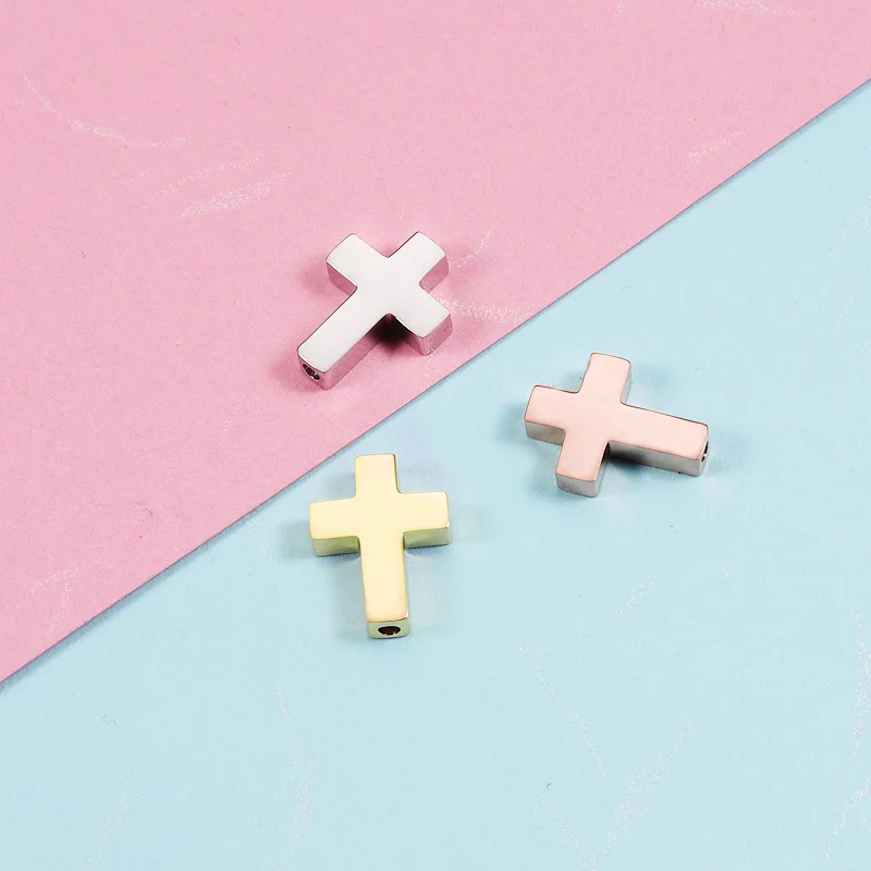 Wholesale Beaded Cross Pendant for Jewelry Making 10*13MM Gold Rose Gold Tiny Cross Charms Accessories DIY Necklace and Bracelet
Wholesale Beaded Cross Pendant for Jewelry Making 10*13MM Gold Rose Gold Tiny Cross Charms Accessories DIY Necklace and Bracelet