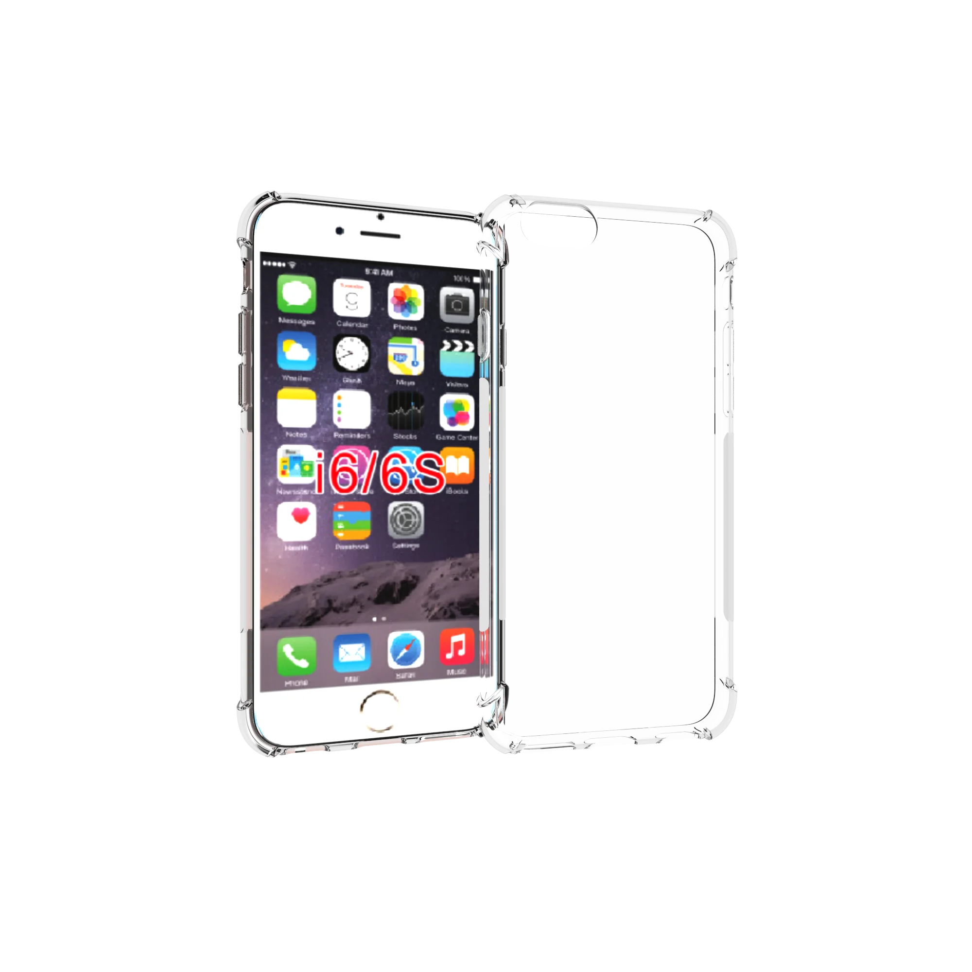 Clear Shockproof 360 Matte Bumper Slim TPU Cover Case For iphone 6/ iphone 6S, As pictures
Clear Shockproof 360 Matte Bumper Slim TPU Cover Case For iphone 6/ iphone 6S, As pictures