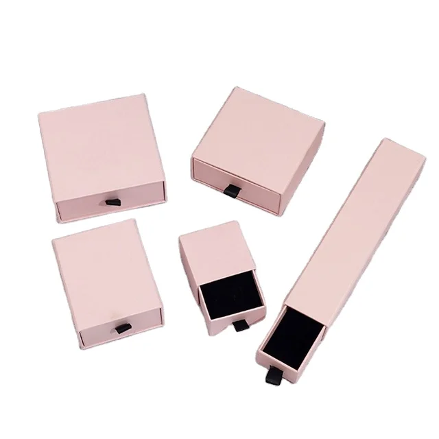Hot Sale Black White Blue Pink Jewelry Box Earrings Necklace Bracelet Display Gift Box Drawer Paper Jewelry Packaging Bo, Customized
Hot Sale Black White Blue Pink Jewelry Box Earrings Necklace Bracelet Display Gift Box Drawer Paper Jewelry Packaging Bo, Customized
