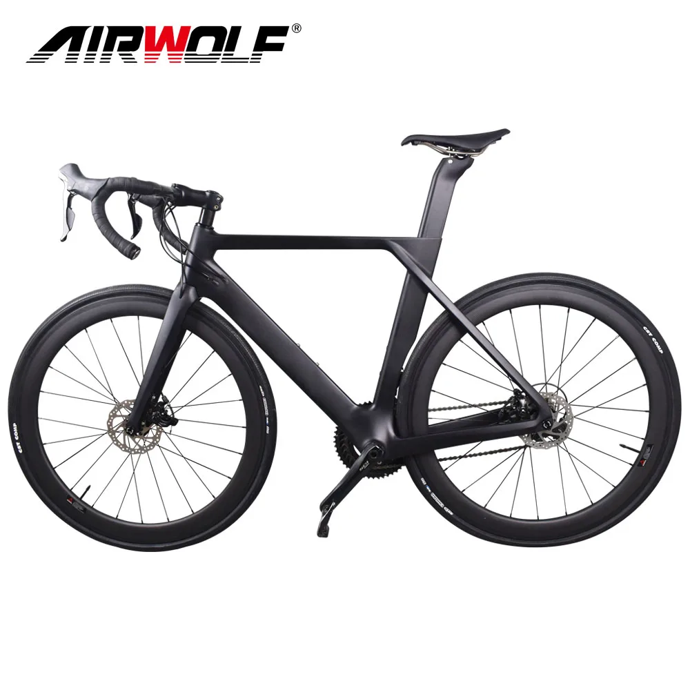 AIRWOLF 2021 Carbon Road Bicycle Disc Brake 700C Thru Axle 12-142 Road Racing Bike
AIRWOLF 2021 Carbon Road Bicycle Disc Brake 700C Thru Axle 12-142 Road Racing Bike