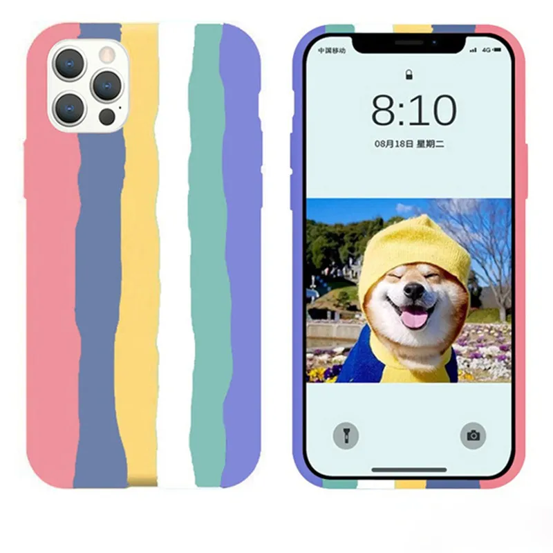 Best Selling Original Rainbow Design Mobile Phone Accessories For Apple Iphone 12 Silicone Case With Custom Logo
Best Selling Original Rainbow Design Mobile Phone Accessories For Apple Iphone 12 Silicone Case With Custom Logo