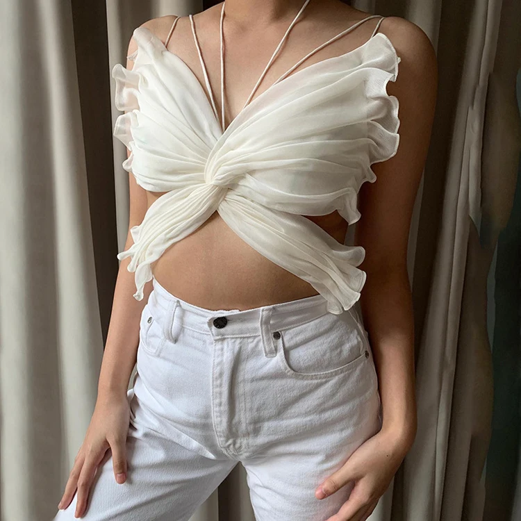 Elegant Trends 2022 Chiffon Lace Up White Butterfly Pattern Camisole Top Backless Sexy Women'S Tank Tops, Print
Elegant Trends 2022 Chiffon Lace Up White Butterfly Pattern Camisole Top Backless Sexy Women'S Tank Tops, Print