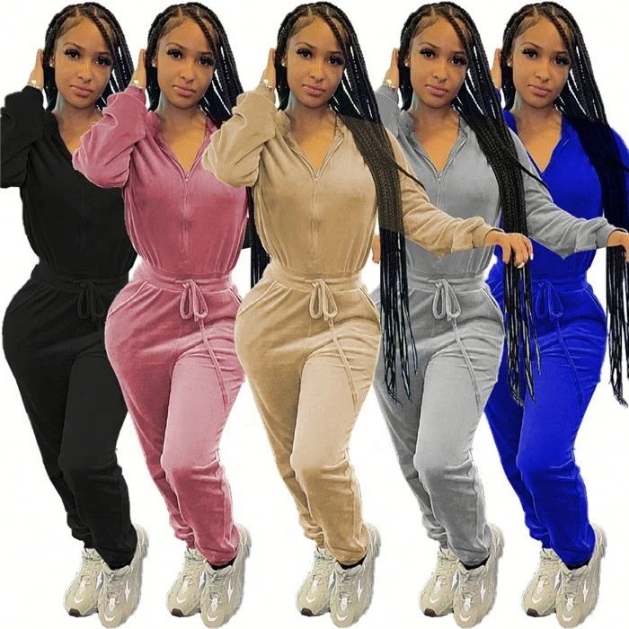 L047-womens fashion trendy 2021 solid color zipper velvet casual jumpsuit ladies rompers, Picture shown
L047-womens fashion trendy 2021 solid color zipper velvet casual jumpsuit ladies rompers, Picture shown