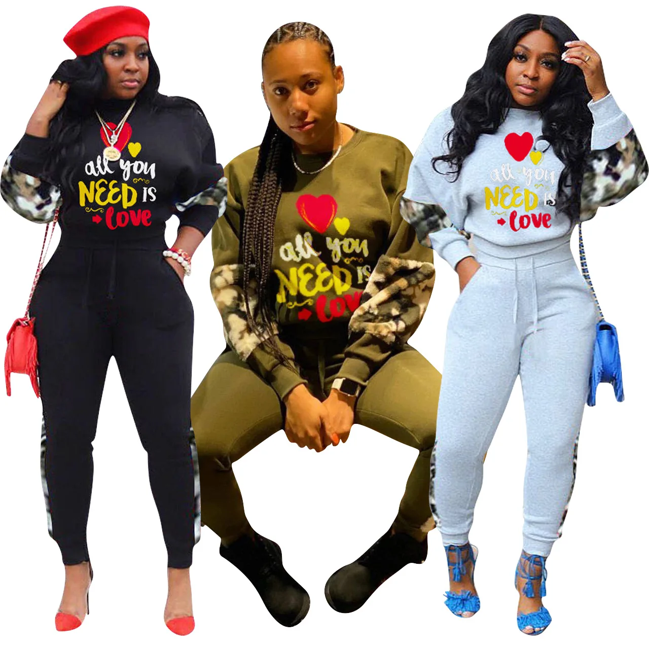 2021 New Arrive Fashion Casual Sports and Leisure Women Knit Sweater Two Piece Set Tracksuit Track Suit
2021 New Arrive Fashion Casual Sports and Leisure Women Knit Sweater Two Piece Set Tracksuit Track Suit