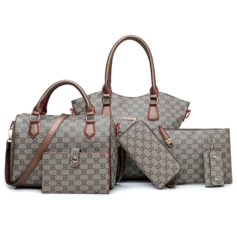 HONGRUI 2021 lady bag set handbag wholesale fashion new handbag sets 6 pieces women bags, Coffee,white,blue,black,red
HONGRUI 2021 lady bag set handbag wholesale fashion new handbag sets 6 pieces women bags, Coffee,white,blue,black,red