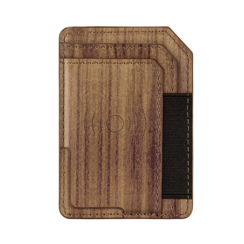 Wholesale multi-function magnetic elasticity wooden PU leather sticker phone back business credit card pocket wallet
Wholesale multi-function magnetic elasticity wooden PU leather sticker phone back business credit card pocket wallet
