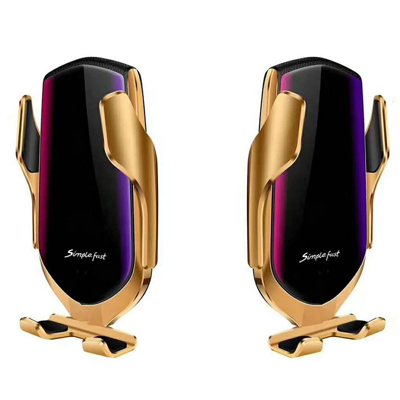 2021 New Trending R2 Wireless Magnetic Charger intelligent auto infrared ray wireless charger smartphone car accessories holder, Black , silver, gold
2021 New Trending R2 Wireless Magnetic Charger intelligent auto infrared ray wireless charger smartphone car accessories holder, Black , silver, gold