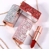 6 type makeup luxury glitter small bag with chain matte lipstick packaging lip stick waterproof matte lipstick
6 type makeup luxury glitter small bag with chain matte lipstick packaging lip stick waterproof matte lipstick