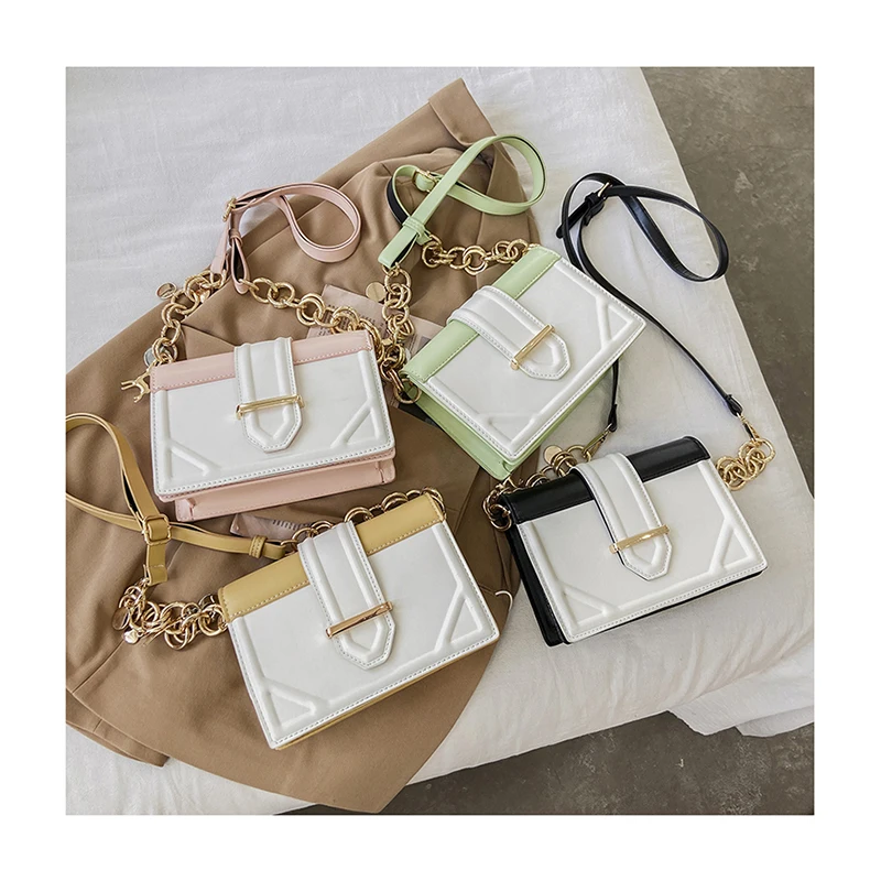 Designer Contrast Color Crossbody Bags Women Fashion Chain Shoulder Bags New Trendy PU Leather Handbags Stylish sac a Main Bolsa
Designer Contrast Color Crossbody Bags Women Fashion Chain Shoulder Bags New Trendy PU Leather Handbags Stylish sac a Main Bolsa