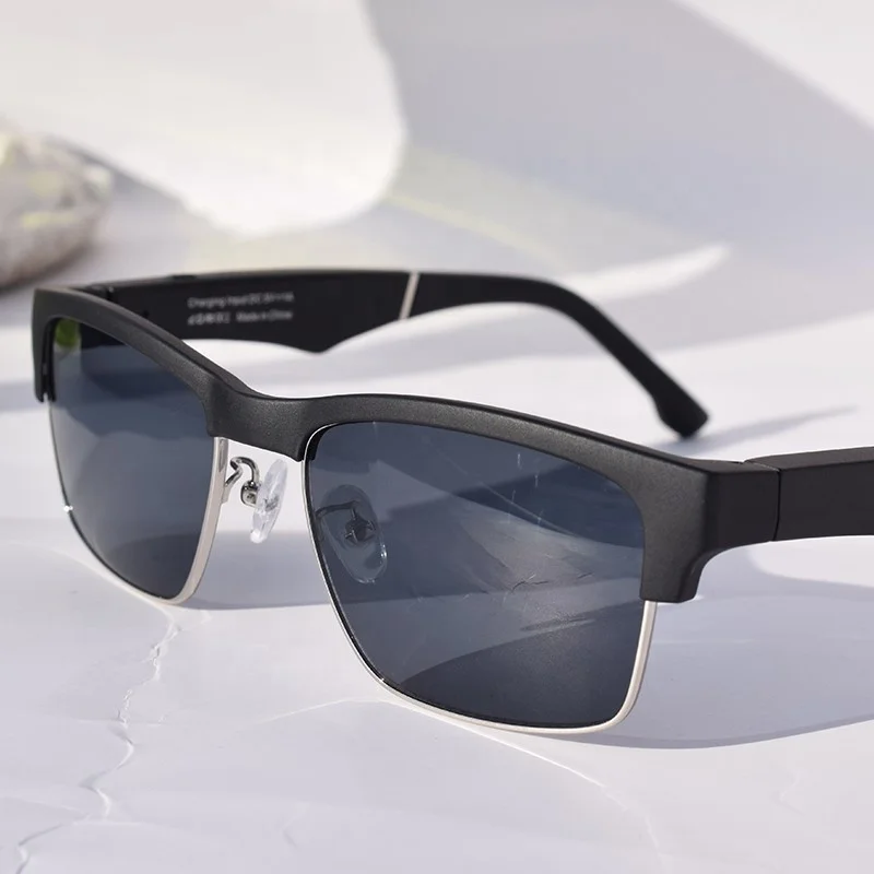 Easy to clean and durable touch control audio smart sun glasses myopia reading glasses headphones anti blue light sunglasses
Easy to clean and durable touch control audio smart sun glasses myopia reading glasses headphones anti blue light sunglasses