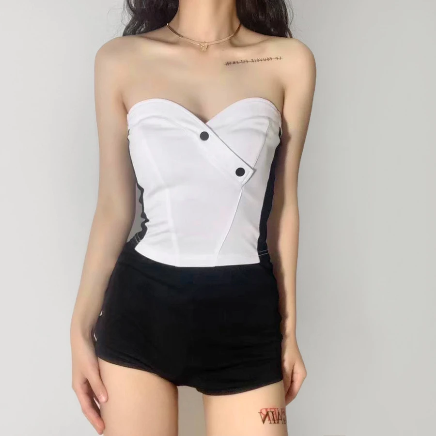 Nibber K21B00876 2021 Spring New Arrival Women Tank Top Casual Street Wear Strapless Female Vest Outfit Factory Wholesale Custom
Nibber K21B00876 2021 Spring New Arrival Women Tank Top Casual Street Wear Strapless Female Vest Outfit Factory Wholesale Custom