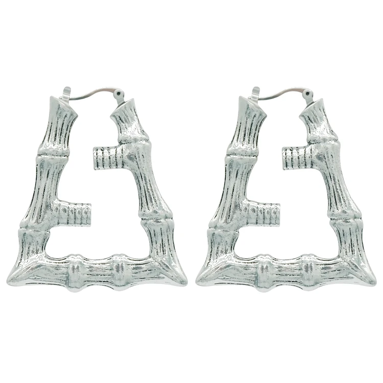 New design triangle shape jewelry wholesale custom bamboo earrings, Picture shows
New design triangle shape jewelry wholesale custom bamboo earrings, Picture shows