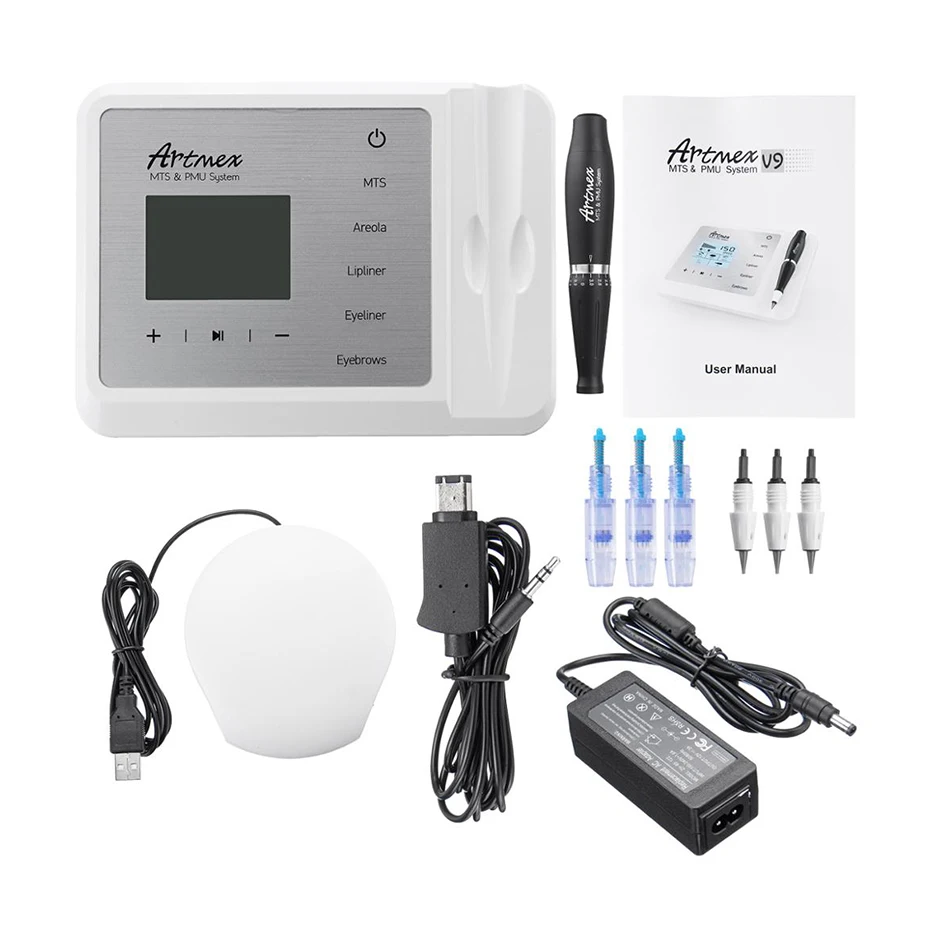 High quality Direct Selling Electric Digital Artmex v9 tattoo machine gun kit professional tattoo gun set tattoo gun, White
High quality Direct Selling Electric Digital Artmex v9 tattoo machine gun kit professional tattoo gun set tattoo gun, White