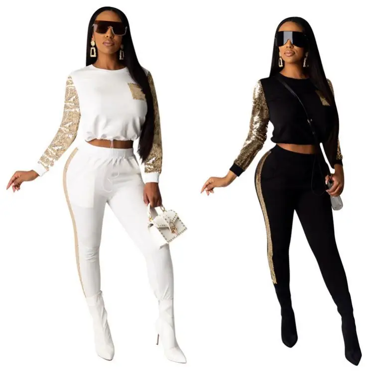 Hot Sale Long Sleeves Elegant Popular New Fall Female Clothes 2 Piece Set Women Two Piece Set Womens Clothing
Hot Sale Long Sleeves Elegant Popular New Fall Female Clothes 2 Piece Set Women Two Piece Set Womens Clothing