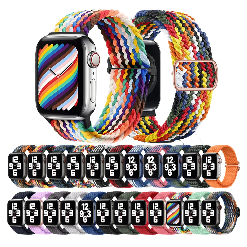 IVANHOE Braided Solo Loop Band For Apple Watch Se Strap 44mm 40mm Elastic Wristband Bracelets Smartwatch Series 6 5 4 3 2, Multi-color optional or customized
IVANHOE Braided Solo Loop Band For Apple Watch Se Strap 44mm 40mm Elastic Wristband Bracelets Smartwatch Series 6 5 4 3 2, Multi-color optional or customized