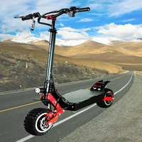

4000W 80V 100KM 85KM/H 11Inch Electric Scooter Lithium Battery Aluminum Alloy Fat Tire Folding hydraulic oil brake