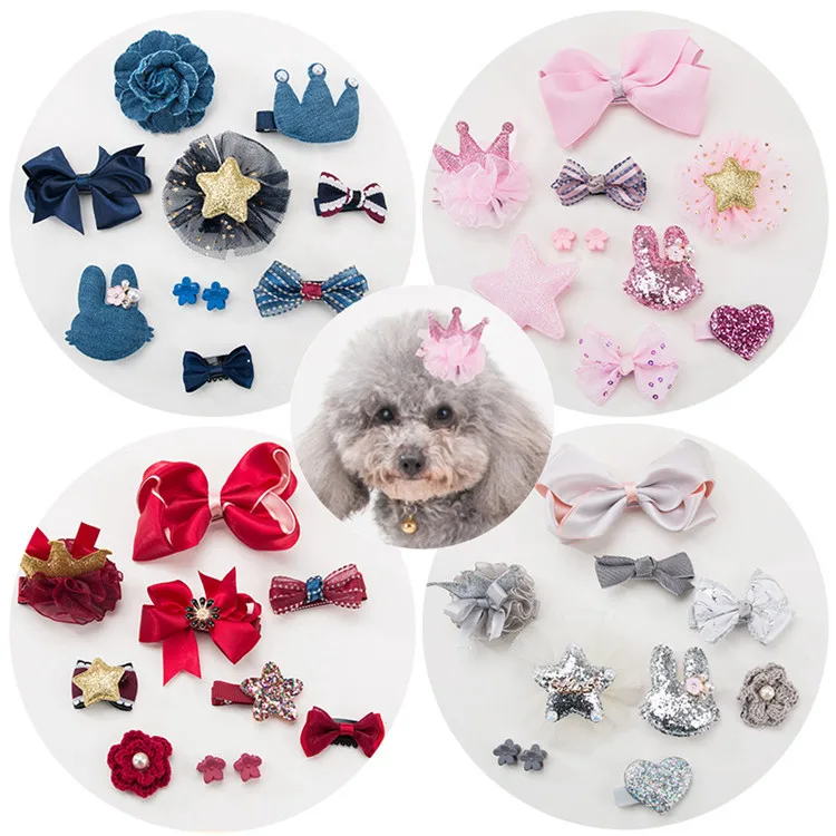 Yorkshire Pet Bow Hair Accessories Hair Clip Puppy Hairpin dog hair accessories, Red, pink, silve ,blue
Yorkshire Pet Bow Hair Accessories Hair Clip Puppy Hairpin dog hair accessories, Red, pink, silve ,blue