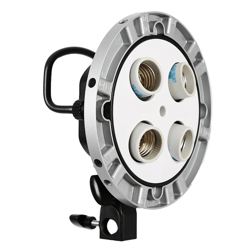 Photo Studio Godox TL-4 4in1 E27 Socket Tricolor Bulb Light Speed ring Lamp Head Multi-Holder Camera Photography Lighting, Other
Photo Studio Godox TL-4 4in1 E27 Socket Tricolor Bulb Light Speed ring Lamp Head Multi-Holder Camera Photography Lighting, Other