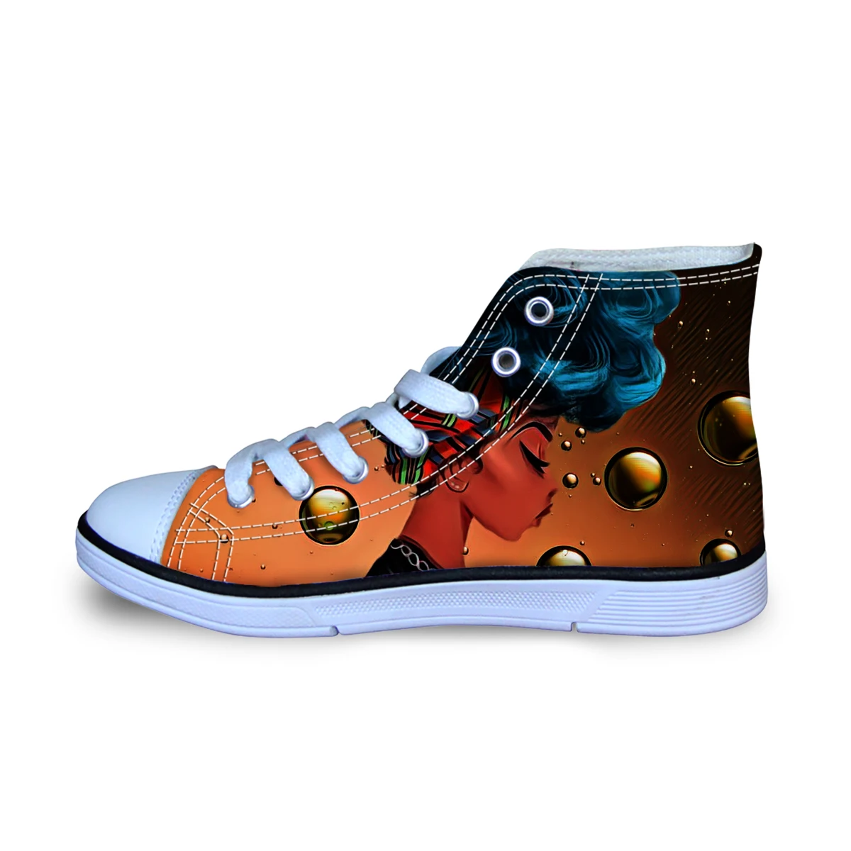 THIKIN Cute African Girls Custom Design Printed Breathable Soft Children Running Sport Shoes Flat Kids High Top Canvas Sneaker, Colorful
THIKIN Cute African Girls Custom Design Printed Breathable Soft Children Running Sport Shoes Flat Kids High Top Canvas Sneaker, Colorful