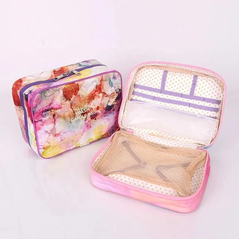YAESHII Portable ladies cosmetic bag cosmetics toiletries travel storage box, As picture showed
YAESHII Portable ladies cosmetic bag cosmetics toiletries travel storage box, As picture showed