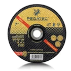 7'' 180x3x22.2mm pegatec flat cutting disc for steel
