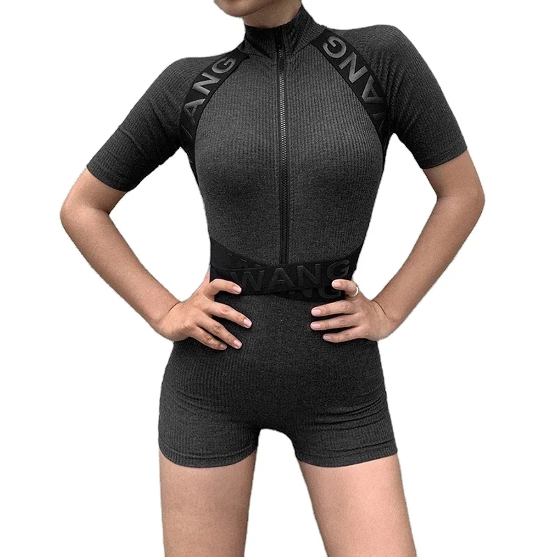 BBSXE6232 black Women's pure black tights one-piece yoga pants seamless fitness sportswear moisture wicking yoga one-piece suit
BBSXE6232 black Women's pure black tights one-piece yoga pants seamless fitness sportswear moisture wicking yoga one-piece suit
