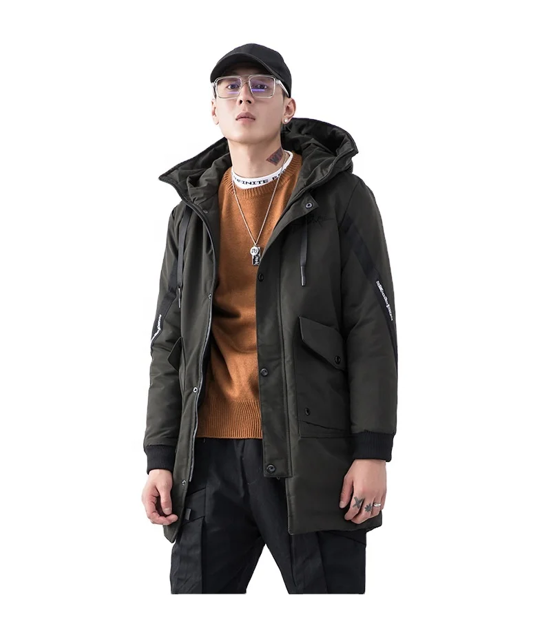 The new Ins trend for winter 2020 is the medium-length embroidered cotton suit fuit for men, with a hooded cotton jacket for men
The new Ins trend for winter 2020 is the medium-length embroidered cotton suit fuit for men, with a hooded cotton jacket for men