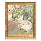 Framed canvas support base handmade ballerina oil painting