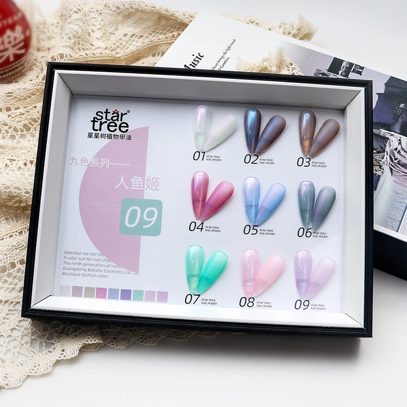 2021 Hot Sale Startree Creative Manicure Mermaid Color Nail Gel 9 Color Light UV Nail Gel 10ml Fast Shipping, 9 colors
2021 Hot Sale Startree Creative Manicure Mermaid Color Nail Gel 9 Color Light UV Nail Gel 10ml Fast Shipping, 9 colors