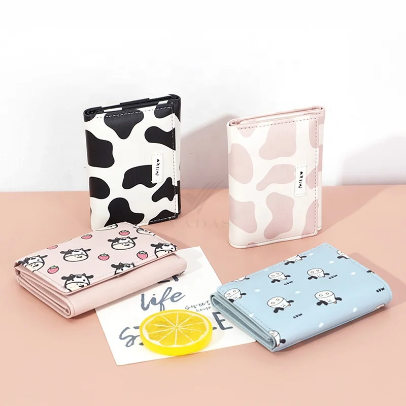 Mini Wallet Women Casual Cow Print Fashionable Ladies Coin Purses Short All-match Small Wallet with Card Holder
Mini Wallet Women Casual Cow Print Fashionable Ladies Coin Purses Short All-match Small Wallet with Card Holder