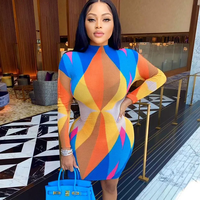 GIMILY Sexy Hipster O Neck Elastic Bodycon Dresses Women Clothes Dresses Knitted Color Patchwork Slim See-through Mini Dresses
GIMILY Sexy Hipster O Neck Elastic Bodycon Dresses Women Clothes Dresses Knitted Color Patchwork Slim See-through Mini Dresses