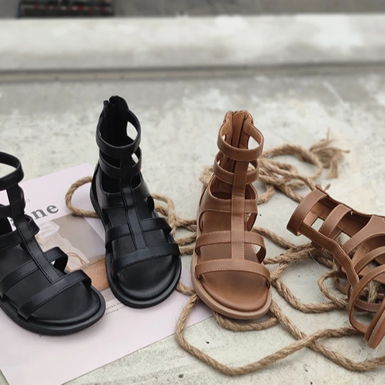 2021 New Roman Sandals High top Girls Flat Beach Sandals Children Princess Shoes Solid Color Rain Shoes
2021 New Roman Sandals High top Girls Flat Beach Sandals Children Princess Shoes Solid Color Rain Shoes