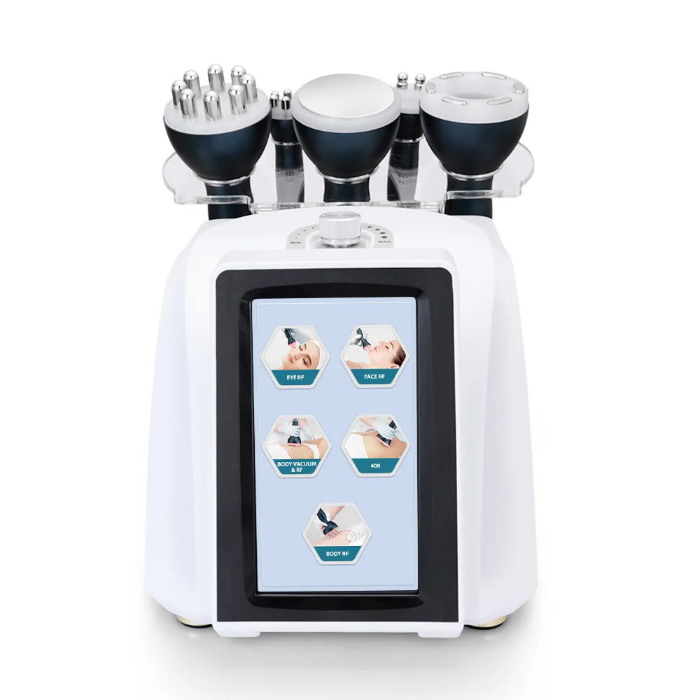 New Tech 5 in 1 Vacuum Cavitation Radio Frequency Ultrasound Cavitation Slimming Machine
New Tech 5 in 1 Vacuum Cavitation Radio Frequency Ultrasound Cavitation Slimming Machine